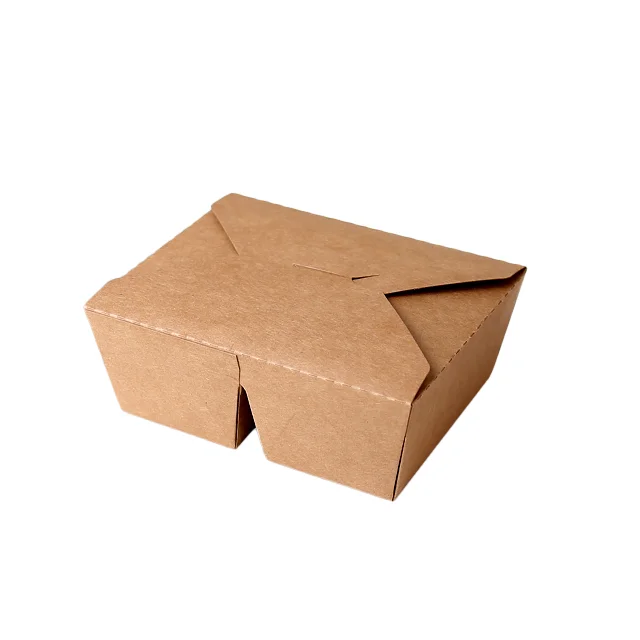 Takeaway Box 9 Double · Take Away Kraft Boxes (PE Lined) · product image